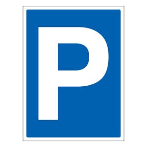 Parking Symbol - Portrait