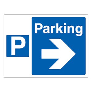 Site Parking - Arrow Right - Landscape