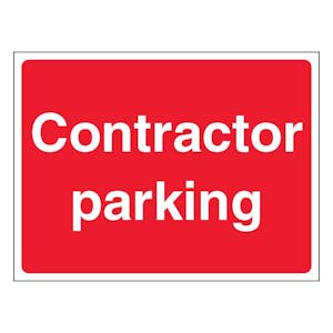 Contractor Parking - Landscape - Red