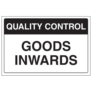 Quality Control - Goods Inwards
