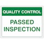 Quality Control - Passed Inspection