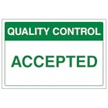 Quality Control - Accepted