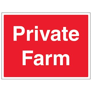 Agriculture Signs