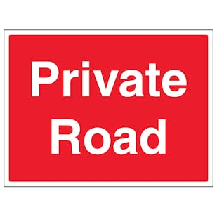 Private Road - Large Landscape