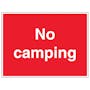 No Camping - Large Landscape