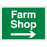 Farm Shop Arrow Right - Large Landscape