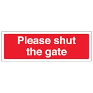 Please Shut The Gate - Landscape