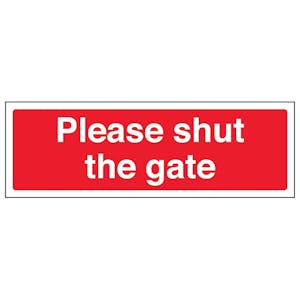 Please Shut The Gate - Landscape