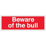 Beware Of The Bull - Landscape