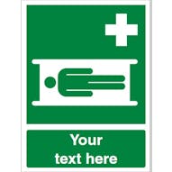 Custom Stretcher Safety Sign