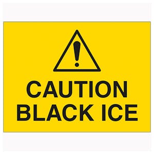 Caution Black Ice