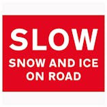 Slow Snow and Ice On Road