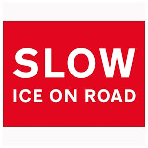 Slow Ice On Road