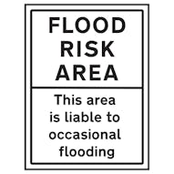 Flood Risk Area / This Area Is Liable To Occasional Flooding