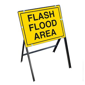 Flash Flood Area with Stanchion Frame