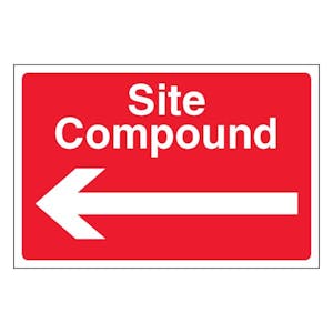 Site Compound Arrow Left - Large Landscape