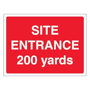 Site Entrance 200 Yards - Landscape
