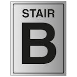 Stair B - Aluminium Effect