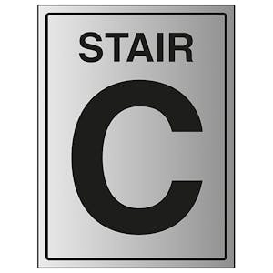 Stair C - Aluminium Effect