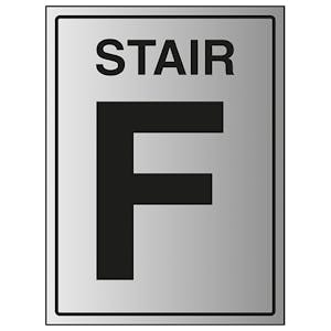 Stair F - Aluminium Effect