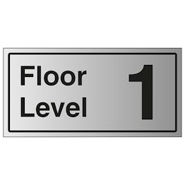 Floor Level 1 - Aluminium Effect