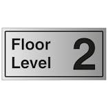 Floor Level 2 - Aluminium Effect