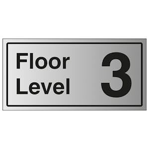 Floor Level 3 - Aluminium Effect
