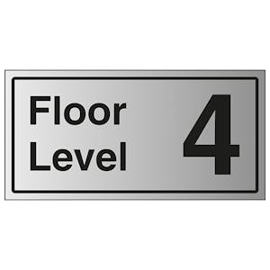 Floor Level 4 - Aluminium Effect
