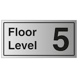 Floor Level 5 - Aluminium Effect