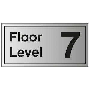 Floor Level 7 - Aluminium Effect