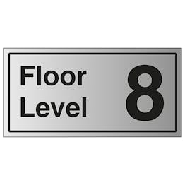 Floor Level 8 - Aluminium Effect