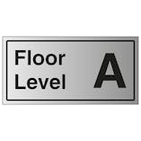 Floor Level A - Aluminium Effect