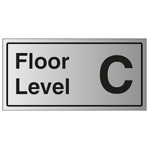 Floor Level C - Aluminium Effect