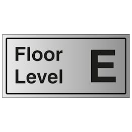 Floor Level E - Aluminium Effect