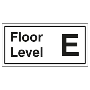 Floor Level E - Super-Tough Rigid Plastic