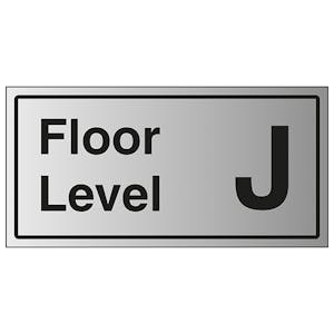Floor Level J - Aluminium Effect