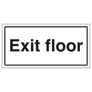 Exit Floor - Super-Tough Rigid Plastic