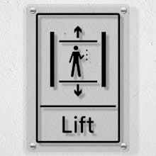 Lift - Acrylic Sign