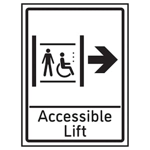 Accessible Lift Arrow Right