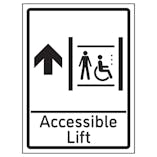 Accessible Lift Arrow Up