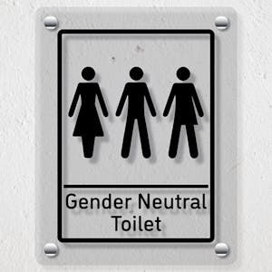 Gender Neutral Toilet - Acrylic Sign