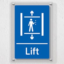 Lift Blue - Acrylic Sign