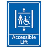 Accessible Lift Blue