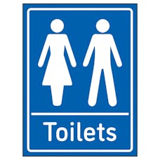 Toilets Blue