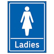 Ladies Toilets Blue