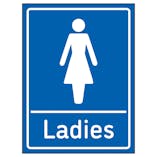 Ladies Toilets Blue