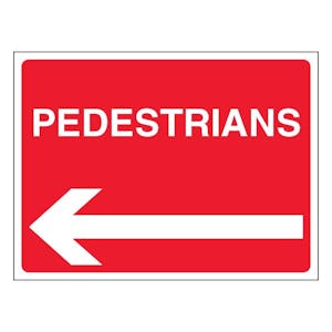 Pedestrians - Landscape - Arrow Left