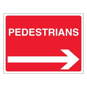 Pedestrians - Landscape - Arrow Right