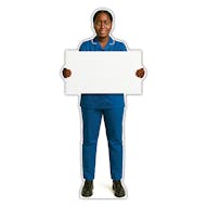 Life-Size Nurse Sign - Amara - Blank Whiteboard
