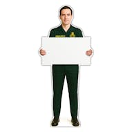 Life-Size Paramedic Sign - Adam - Blank Whiteboard
